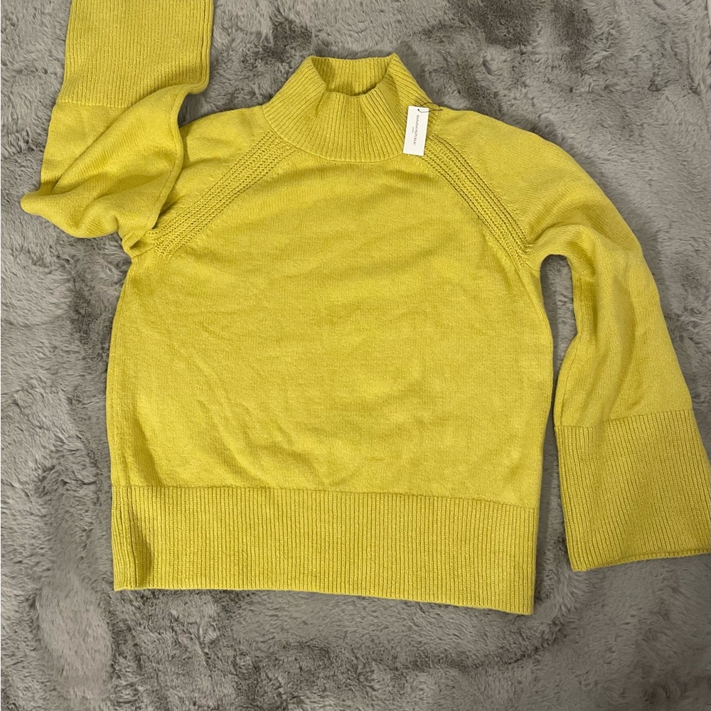 Yellow Turtleneck Sweater